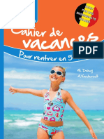 Cahier de Vacance 5e