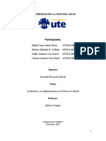 La Prueba y Su Administración en El Proceso Laboral