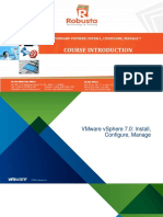 Course Introduction: Vmware Vsphere: Install, Configure, Manage 7