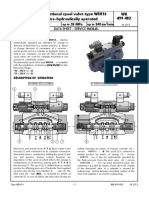 WK 499 482 Directional Spool Valve Type WEH16 Electro-Hydraulically Operated