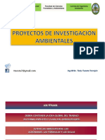 7 - Proyectos de Investigación Ambientales