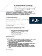 Portafolio de Productos Financieros de MIBANCO