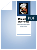 EJEMPLO DE Manual de Bienvenida