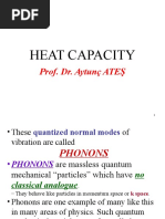 Heat Capacity: Prof. Dr. Aytunç ATEŞ