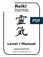 Reiki: Level I Manual