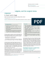 Anesthesia, Analgesia, and The Surgical Stress Response