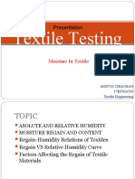 Moisture in Textile