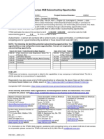 Infrastructure HUB Subcontracting Opportunities