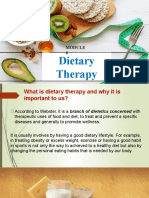 Dietary Therapy