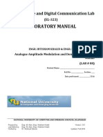 Laboratory Manual: Analogue and Digital Communication Lab