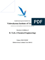 BTech Chemical - Syllabus 2020 21