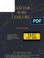 Taxi For Sure Failure