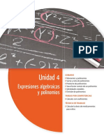 Unidad 4: Expresiones Algebraicas y Polinomios