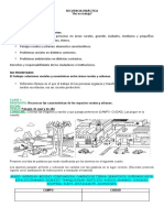 Secuencia Didáctica Sociales Campo y Ciudad