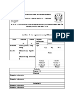 3erSEM Análisis de Las Organizaciones Públicas FCPyS - Unam