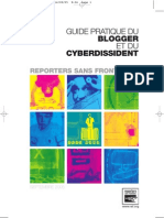 Reporters Sans Frontières: Guide Pratique Du Cyber Dissident