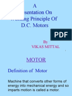 Working Principle of DC Motor