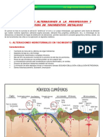 1 Alteraciones en Porfidos Cu