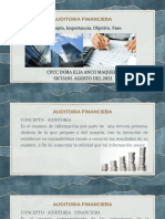 Concepto, Importancia, Objetivo, Fases Auditoria Financiera 1