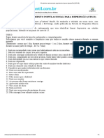 Escala de Rastreamento Populacional para Depressão (CES-D)