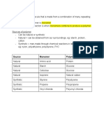 Form 5 KSSM Chapter 4 Polymer