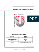 4.-Silabo - Derecho Internacional Privado