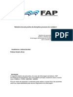 Relatório Da Aula Pratica Da Disciplina Processo Do Cuidado I