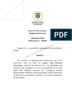 Legalidad Captura Condena, No Termino Perentorio 36 Horas. Ahp 2234 de 09-09-2020 Rdo 58088