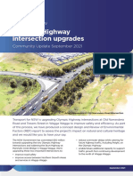 Olympic Highway Intersection Upgrades Community Update 09 2021