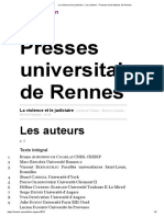 Lemesle La Violence Et Le Judiciaire