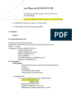 Lesson Plan in SCIENCE III-CO2