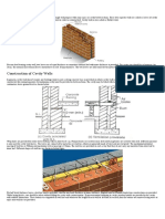 What Is A Cavity Wall - Construction and Advantages of Cavity Walls