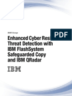 Enhanced Cyber Resilience Threat Detection With Ibm Flashsystem Safeguarded Copy and Ibm Qradar