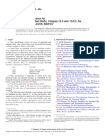 High-Strength Steel Bolts, Classes 10.9 and 10.9.3, For Structural Steel Joints (Metric)