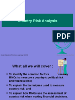 Country Risk Analysis