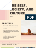 The Self, Society, and Culture