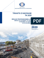 Tirants D'Ancrage TA 2020: Règles Professionnelles