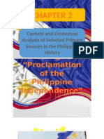 Reading The Proclamation of The Philippine Independence