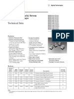 10 MM (0.40 Inch) Seven Segment Displays: Technical Data