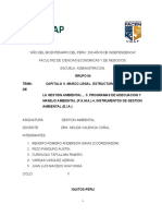 Marco Legal, Estructural Institucional de La Gestion Ambiental.