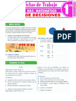 Cuadro de Decisiones Primer Grado de Secundaria