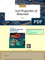 Electrical Properties of Materials: Chap 1