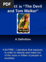 Satire in " The Devil and Tom Walker "