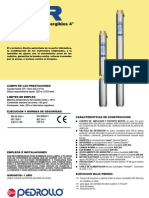 4sr1 (1) Bomba Pozo Profundo Pedrollo