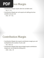 Contribution Margin