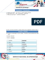 Actividad 1 Inglés