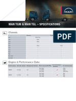 Man TGM & Man TGL - Specifications: Chassis