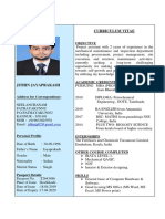 Jithin JP Resume Project Coordinator