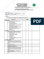 Oxygen Administration Checklist