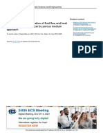 Computational Investigation of Fluid Flow and Heat Transfer of An Economizer by Porous Medium Approach